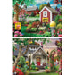 Bits and Pieces - Value Set of (2) 300 Piece Jigsaw Puzzles for Adults - Each Puzzle Measures 18" x 24" - 300 pc Colorful Bees Sunset Farmhouse