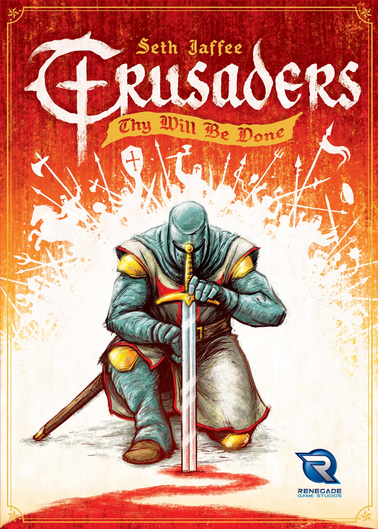 Crusaders: Thy Will Be Done - Medivel Strategy Boardgame, Ages 14+, 2-4 Players, 45-60 Min