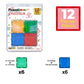 PicassoTiles Magnetic Building Blocks Brick Tiles STEM Creative Magnet Tiles Add Ons Set Construction Toy Socket Spikes Accessory Toys Educational