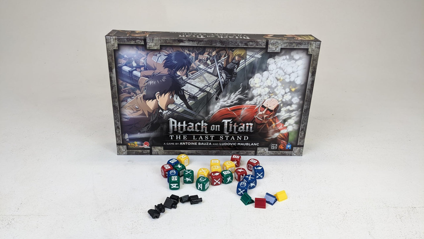 Japanime Games Attack on Titan: Last Stand Board Game | from The Creator of 7 Wonders Duel | Become a Titan or Team up to Take It Down | 2-5 Players |