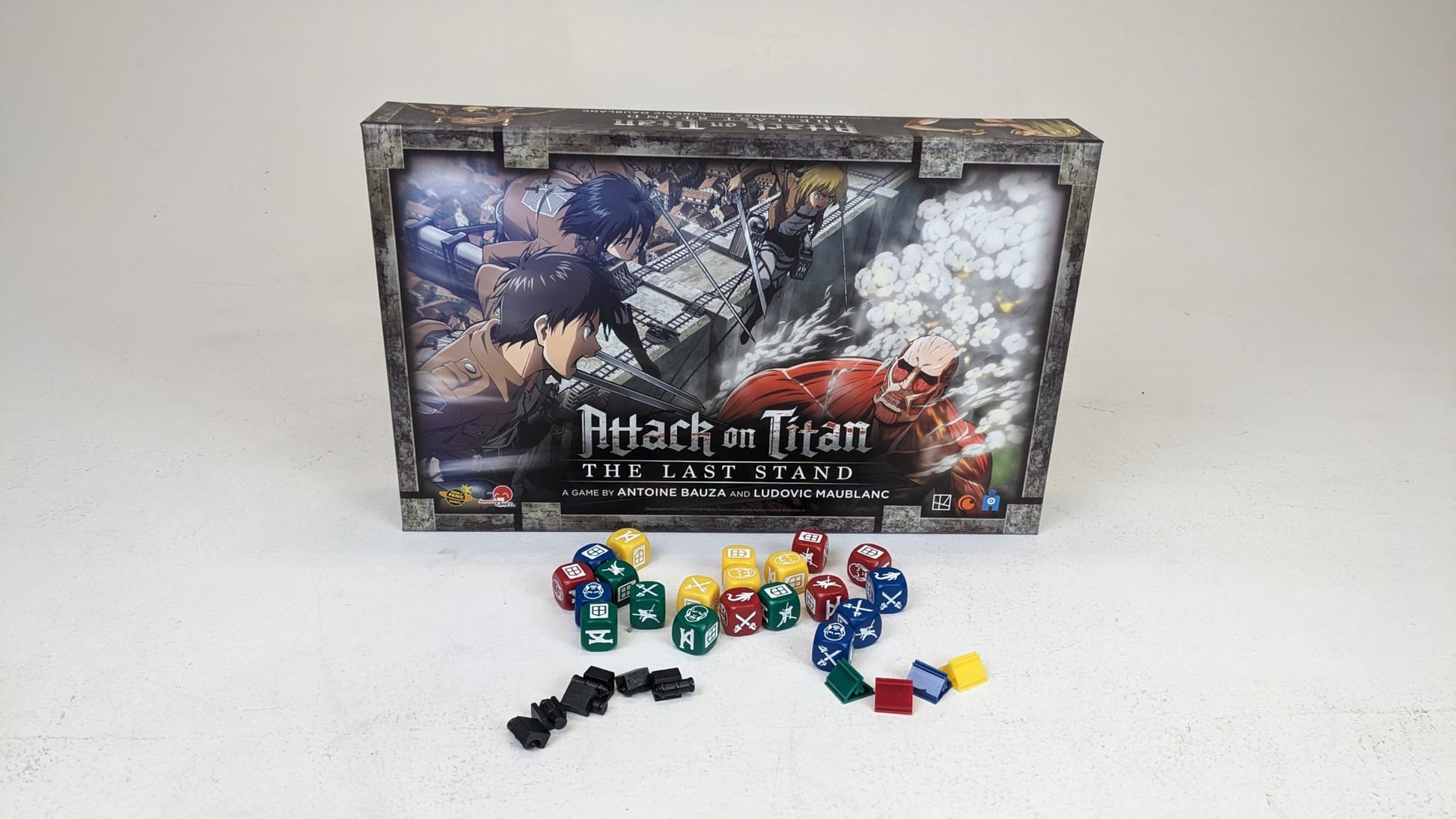 Japanime Games Attack on Titan: Last Stand Board Game | from The Creator of 7 Wonders Duel | Become a Titan or Team up to Take It Down | 2-5 Players |