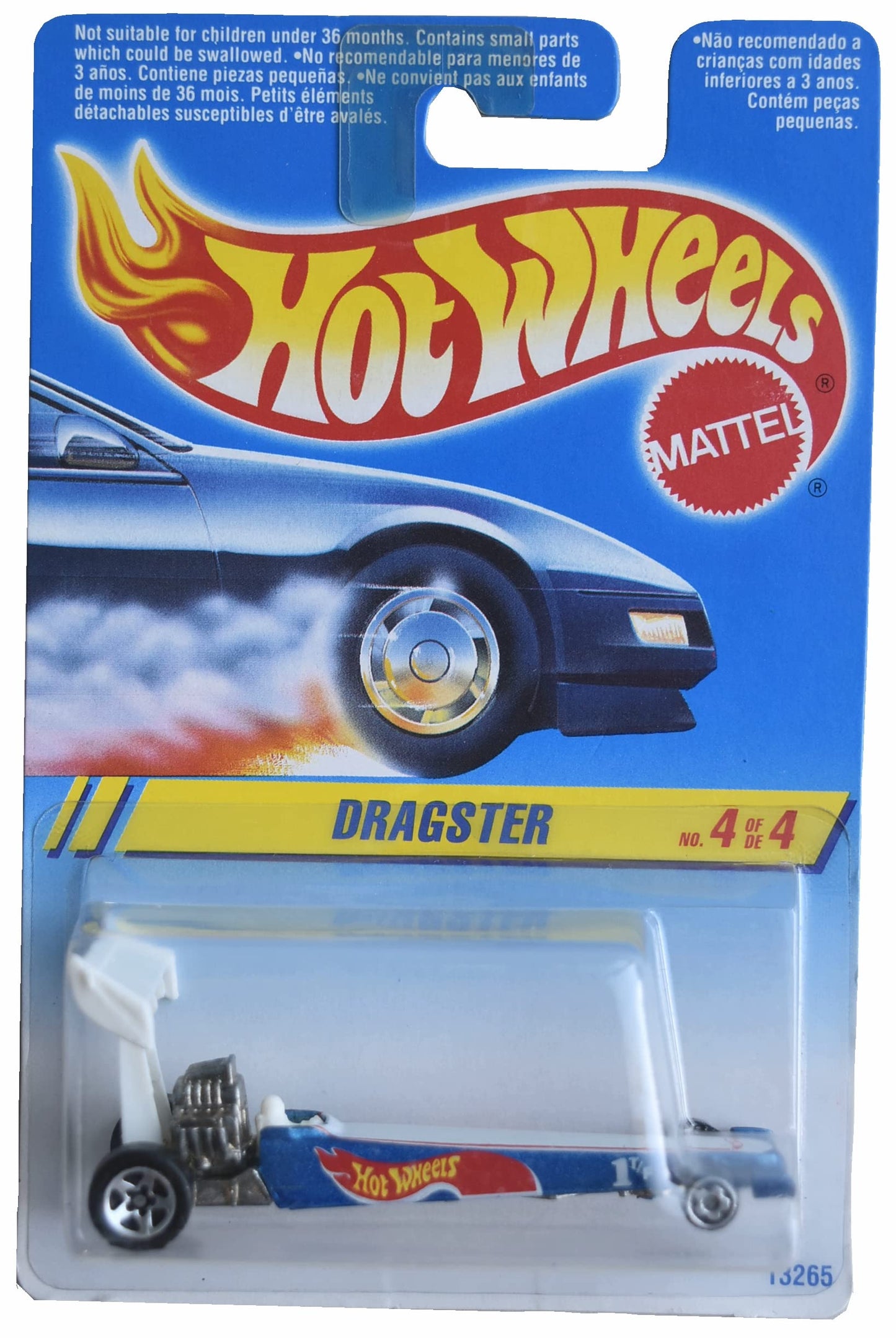 Hot Wheels Dragster, Blue
