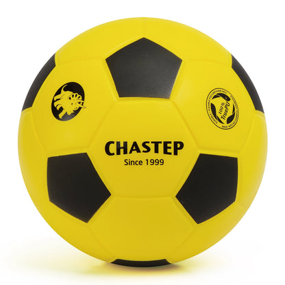 Chastep 8" Foam Soccer Training Ball Perfect for Child 3+ Play and Excercise Soft Kick - Practice and Backyard Play - Best for First-Time Yellow/Black