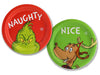 Grinch Christmas Naughty & Nice Party Supply Set - Disposable Paper Desert Plates - Serves 16