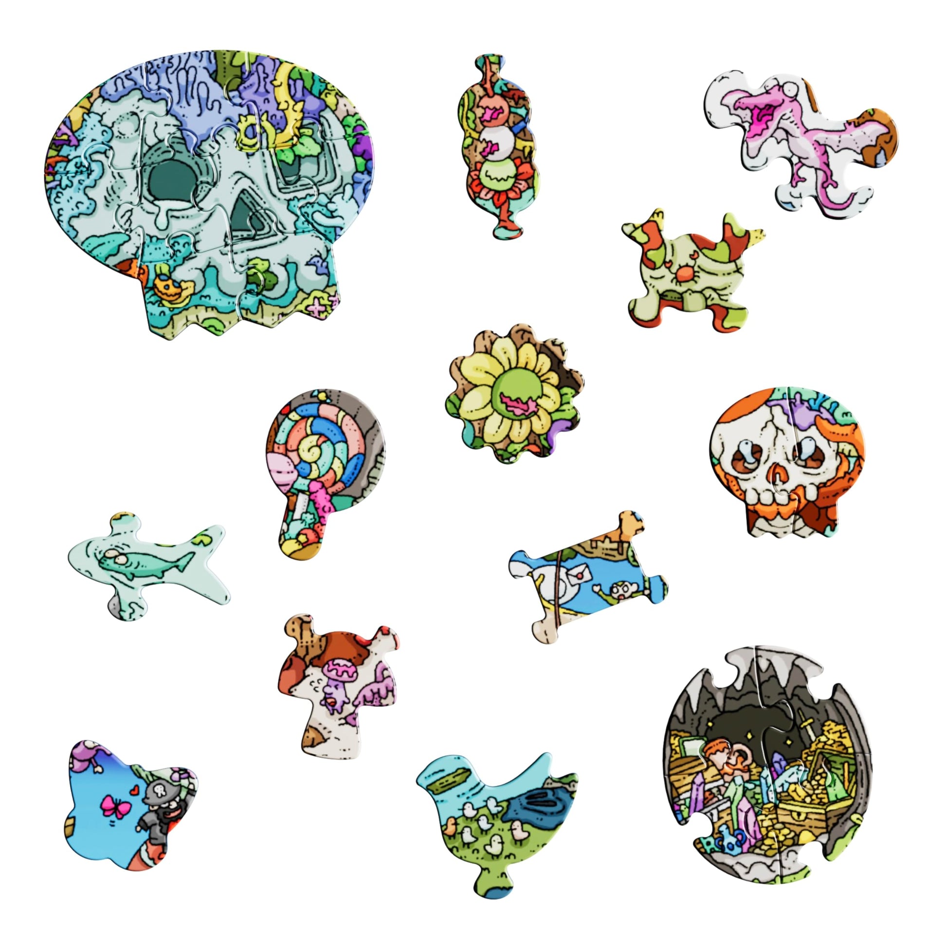 The Peckish Pirates • 1000-Piece Puzzle by Magic Puzzle Company • Series 4