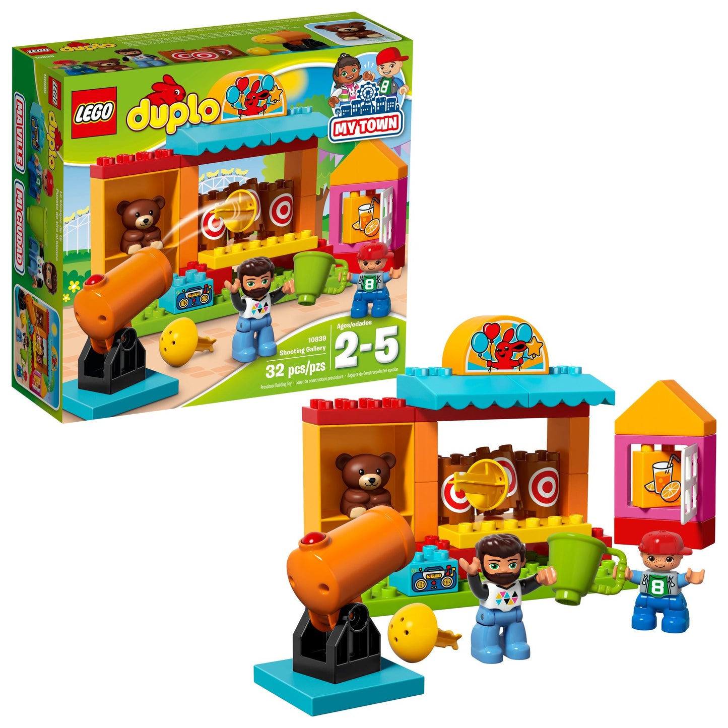 LEGO DUPLO Town 6175777 DUPLO Shooting Gallery 10839, Multi