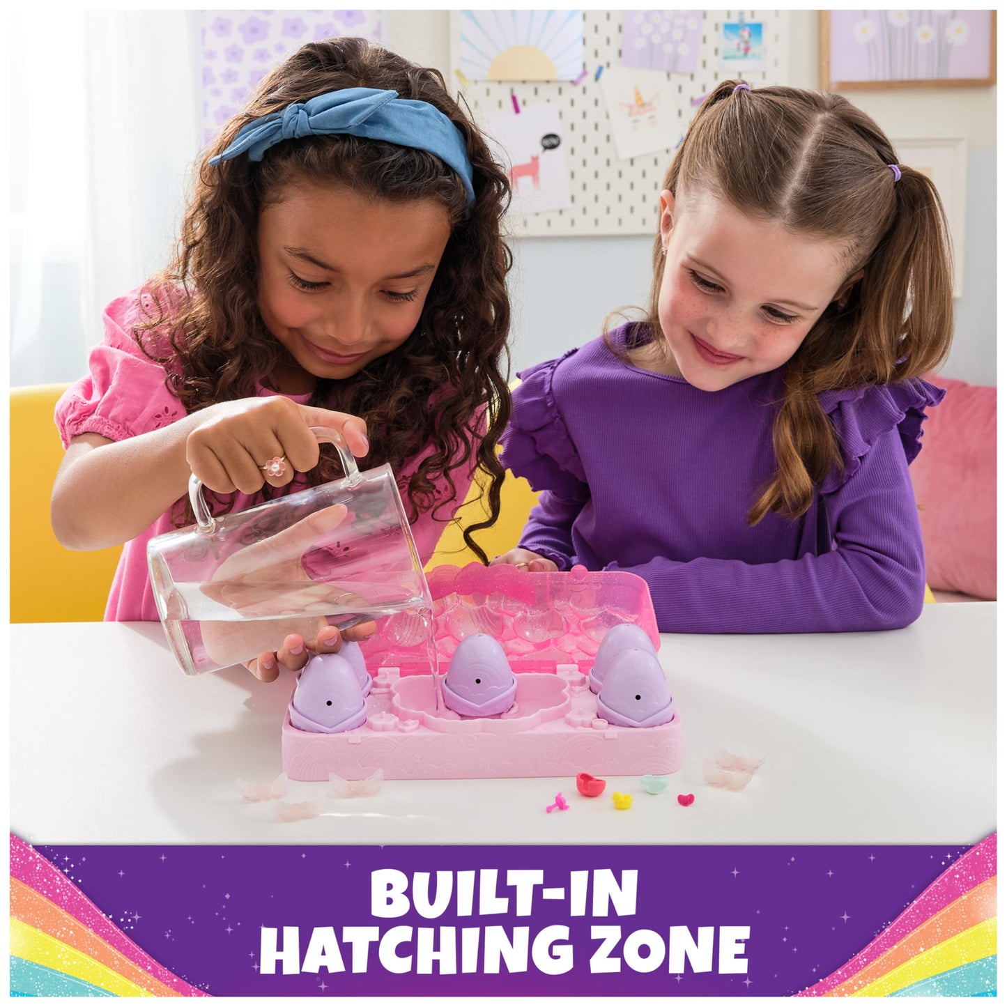 Hatchimals Alive, Rainbow Splash Carton, 5 Surprise Eggs, Ages 3+