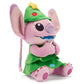 Disney Store Official Angel Holiday Plush - Lilo & Stitch Christmas Stuffed Animals - 14 Inch Disney Plushy - Features Christmas Tree Costume Dress