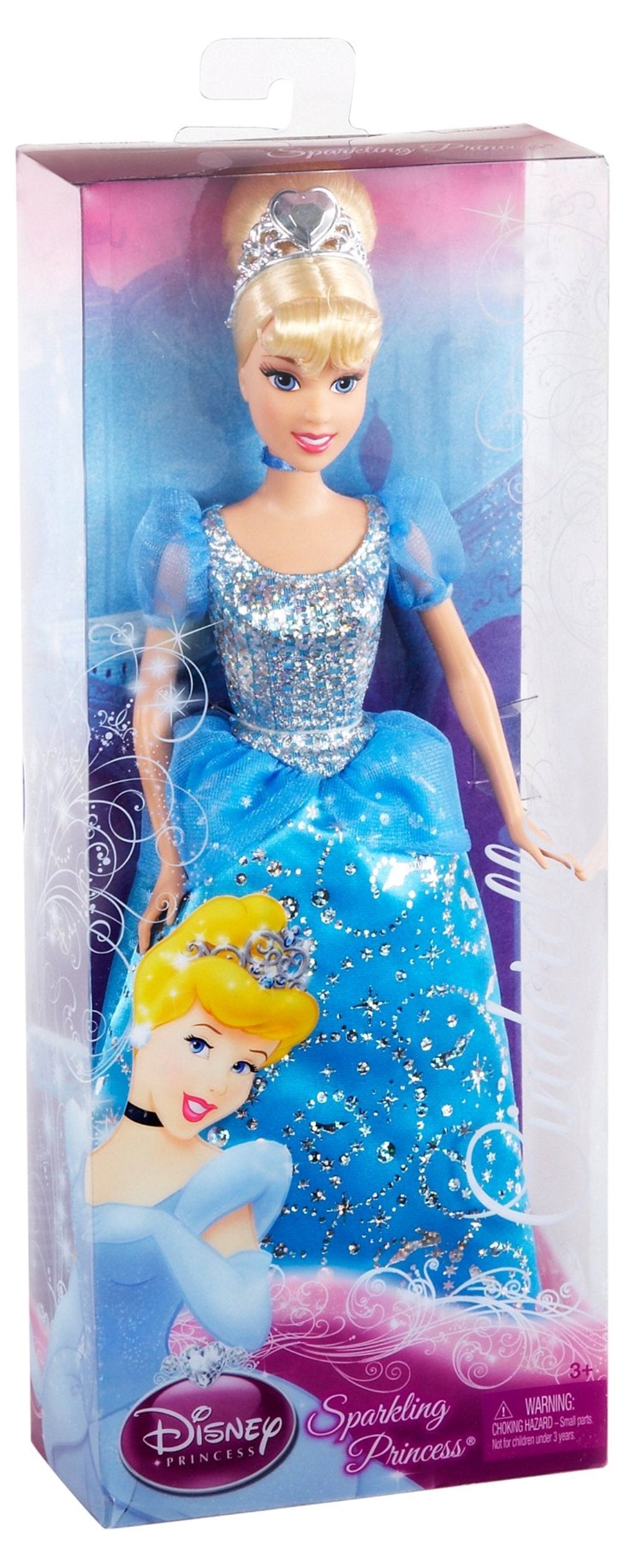 Mattel Disney Sparkling Princess Cinderella Doll