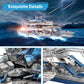 Microworld 3D Metal Puzzle, Military Leader Battleship No.1 Metal Model Kit, Great Challenge 3D Puzzles for Adults, DIY Brain Teaser Assembly Puzzle