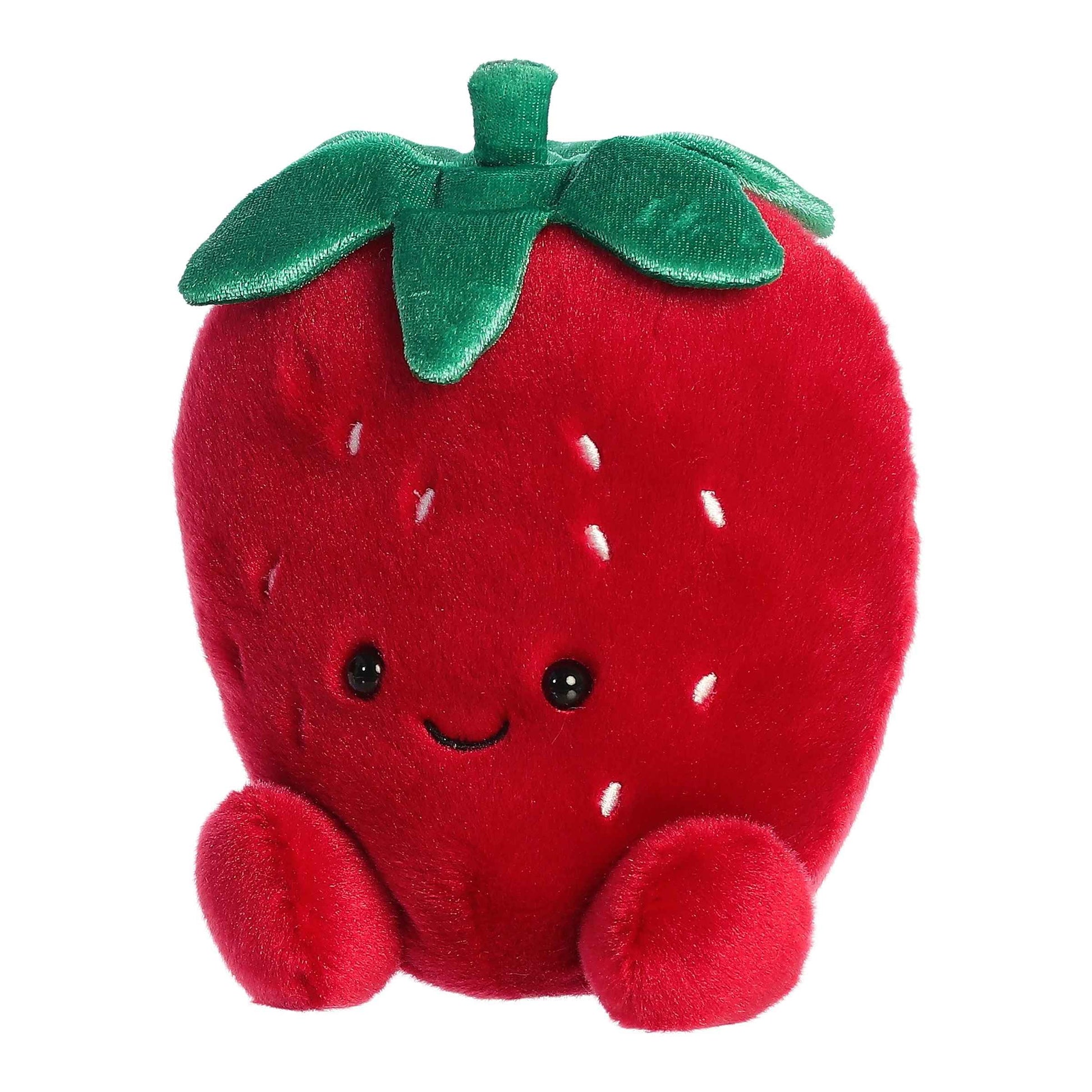 Aurora® Adorable Palm Pals™ Party Sized Juicy Strawberry™ Stuffed Animal - Fun Collectible Plush for Kids and Adult Collectors - Perfect