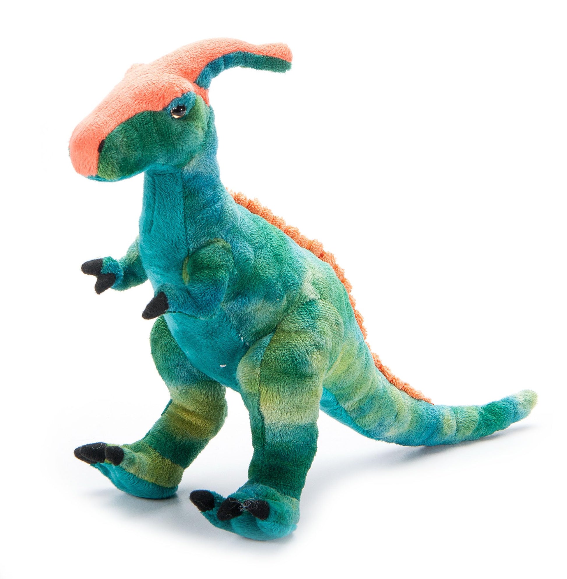 The Petting Zoo Parasaurolophus Dinosaur Stuffed Animal Plushie, Gift for Kids, Dinosaur Animals, Green Dinosaur Plush Toy 19 inches