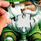 Larkipuzz Green Cute Gnome Puzzles for Adults 1000 Pieces, Art Holiday Plant Coin Jigsaw Puzzles, Beautiful Difficult Dwarf Puzzle