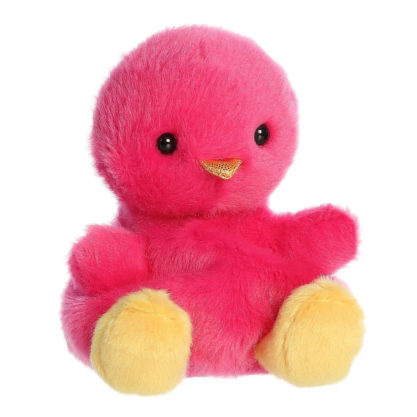 Aurora® Adorable Palm Pals™ Peyton Pink Chick Stuffed Animal - Fun Collectible Plush for Kids and Adult Collectors - Perfect for Decorating Rooms