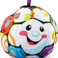 Fisher-Price Baby Learning Toy Laugh & Learn Singin’ Soccer Ball Musical Plush with Sounds & Phrases for Infants Ages 6+ Months