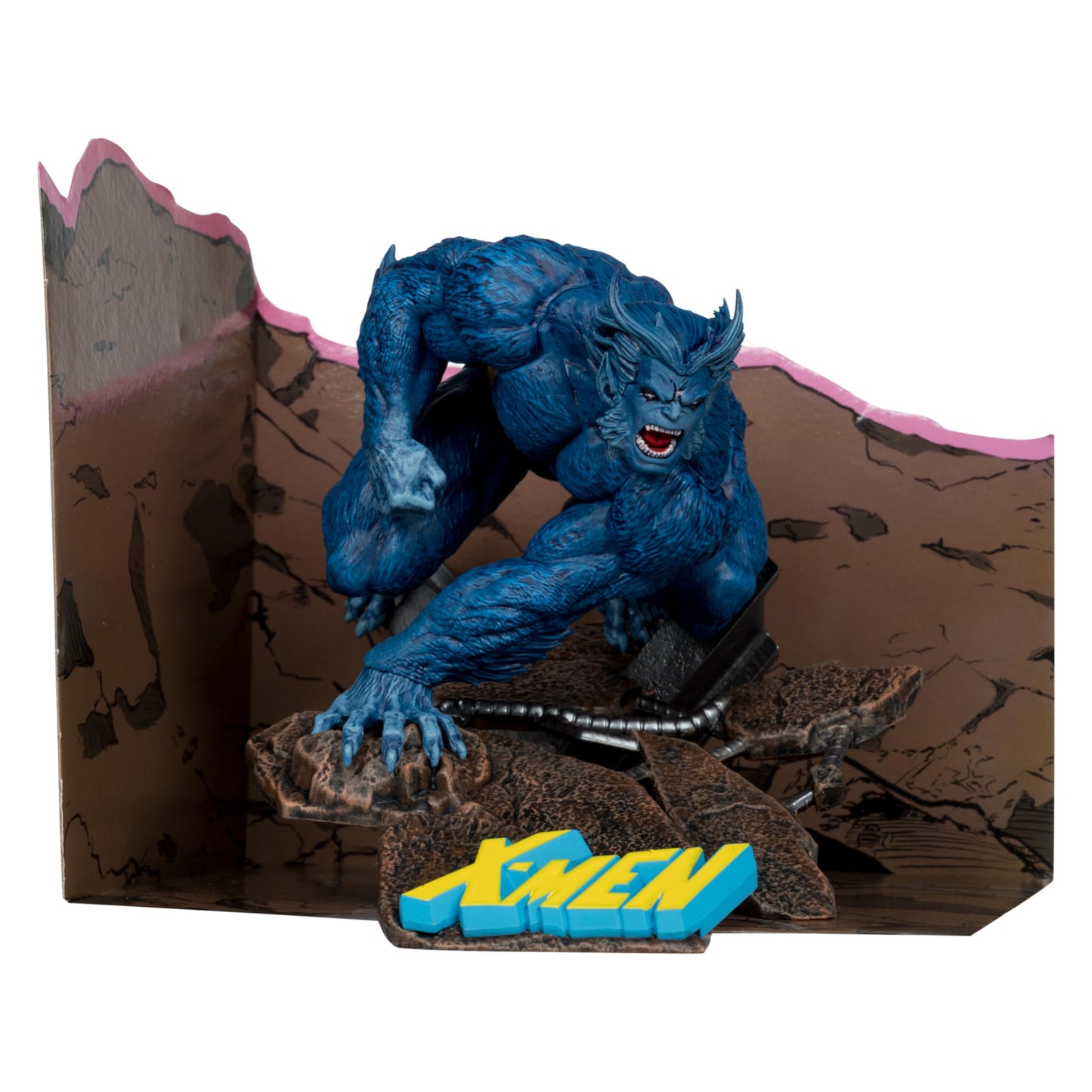 McFarlane Marvel Beast 1:10th Scale Collectible with Scene (X-Men #1) Toys
