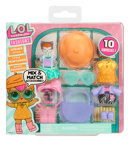 L.O.L. Surprise! Fashion Packs Spring Style, 6 Styles with Outfits, Shoes and Accessories