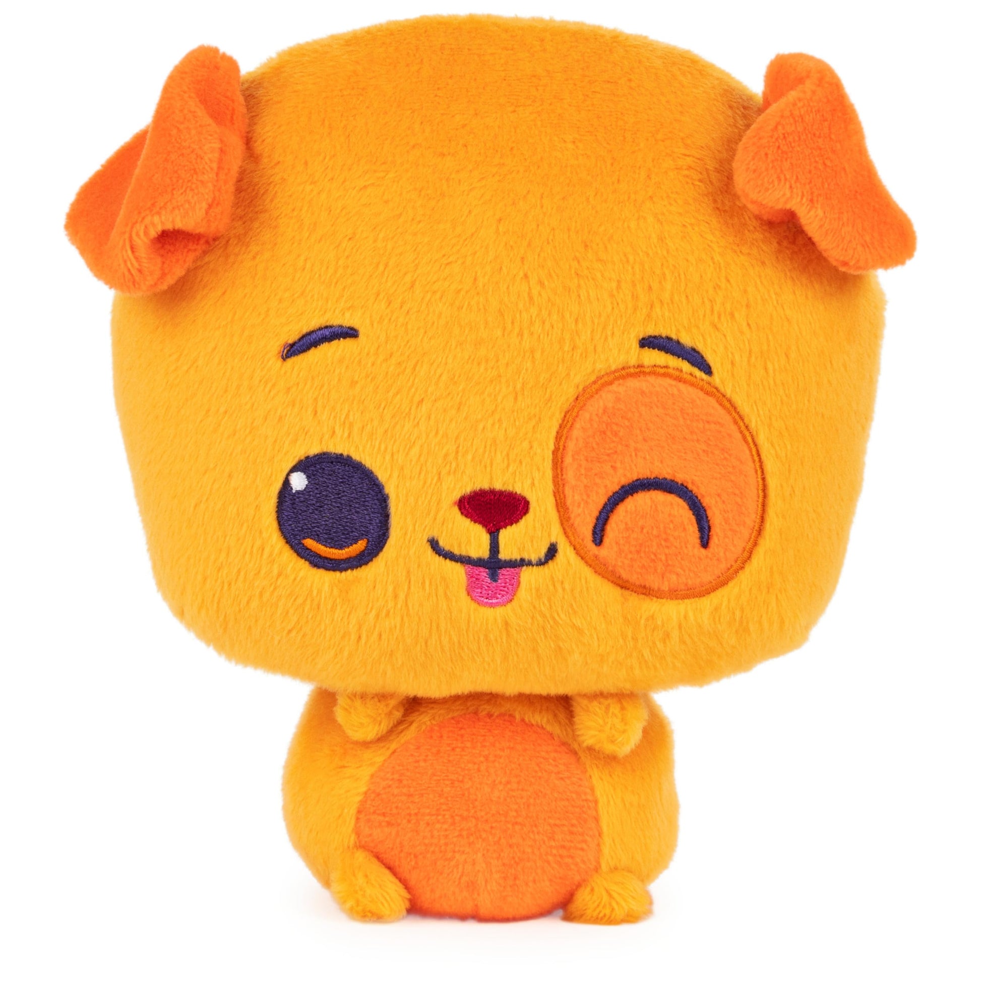 GUND Drops, Paulie Pup, Expressive Premium Stuffed Animal Soft Plush Pet, Orange, 6”