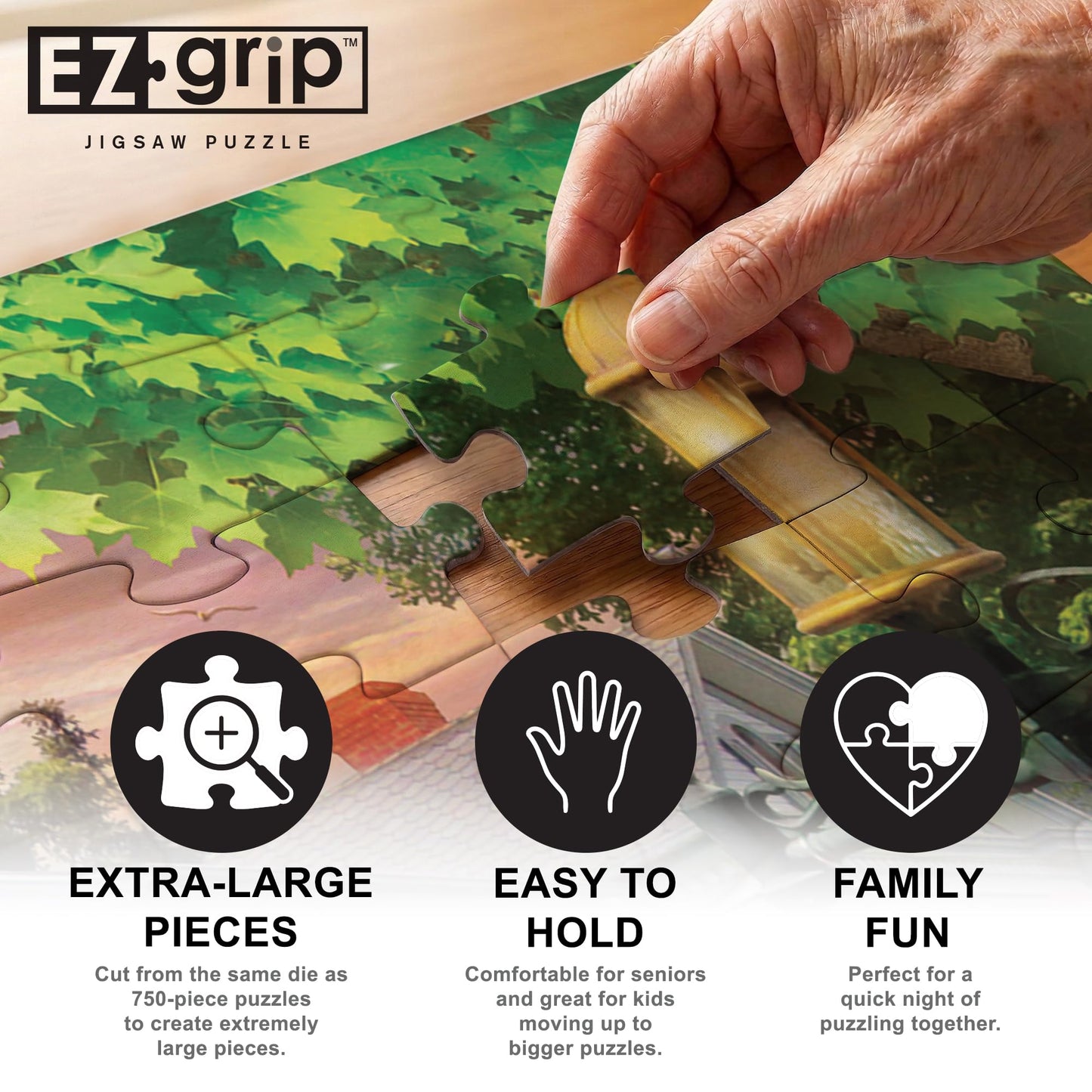 Masterpieces 300 Piece EZ Grip Jigsaw Puzzle - Twilight Flight - 18"x24"