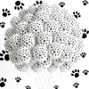 KOOGEL 100 PCS 12 Inch Dog Paw Print Balloons for Pet Party Decorations