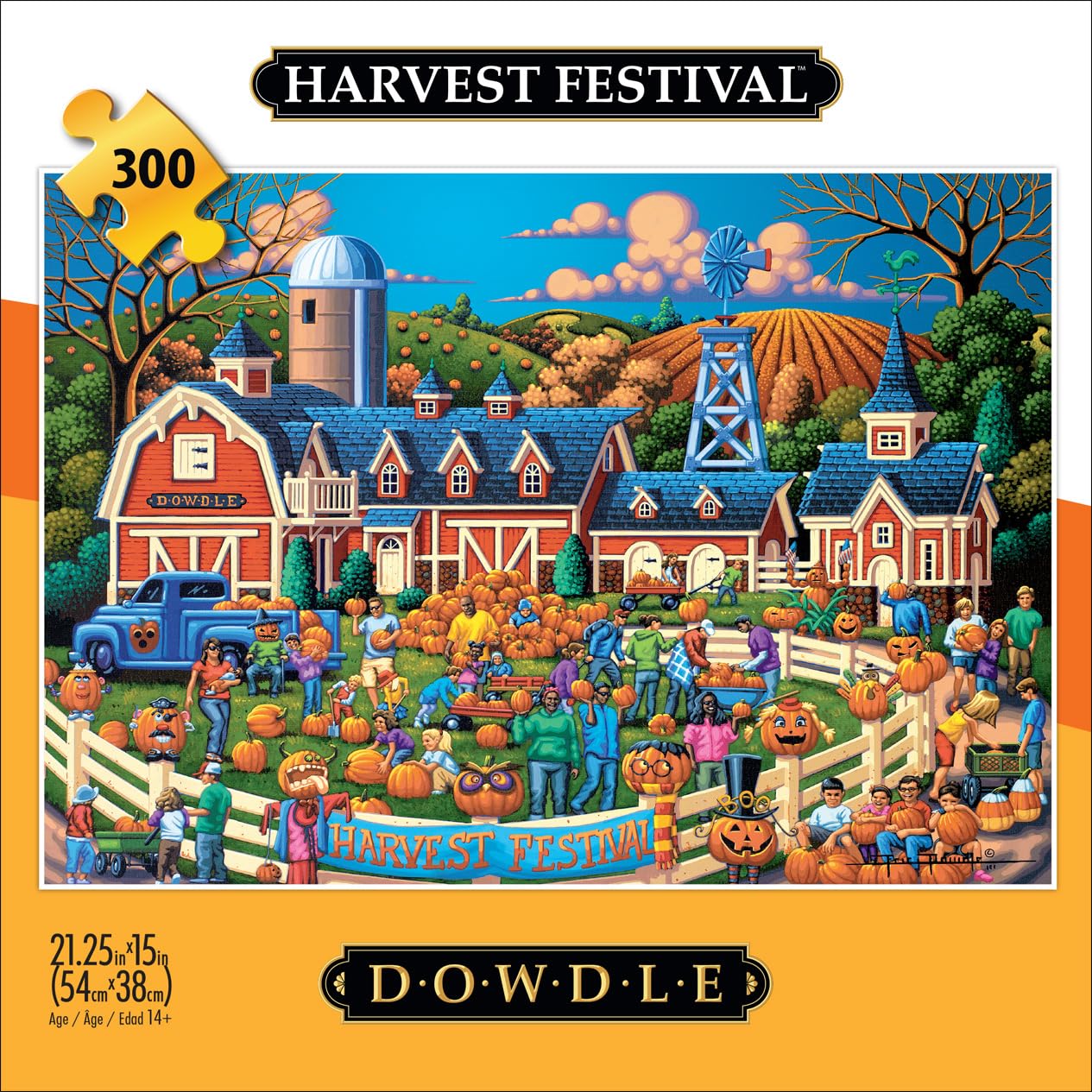 Buffalo Games - Eric Dowdle Harvest Festival - 300 Piece Puzzle for Adults
