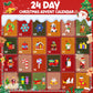 Christmas Advent Calendar 2026 Building Sets, 24 Packs Christmas Ornaments Building Kit, Christmas Tree/Santa/Reindeer