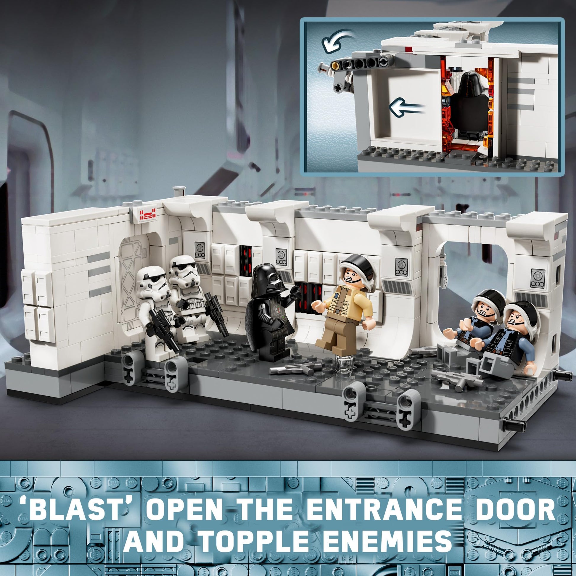 LEGO Star Wars: A New Hope Boarding The Tantive IV Fantasy Toy, Collectible Star Wars Toy with Exclusive 25th Anniversary Minifigure Clone Trooper