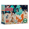 eeBoo: Space Exploration - 20 Piece Puzzle - 15 x 11 Kids Jigsaw, Oversized Glossy Pieces, Animals On The Moon, Preschool Puzzle, Age 3+