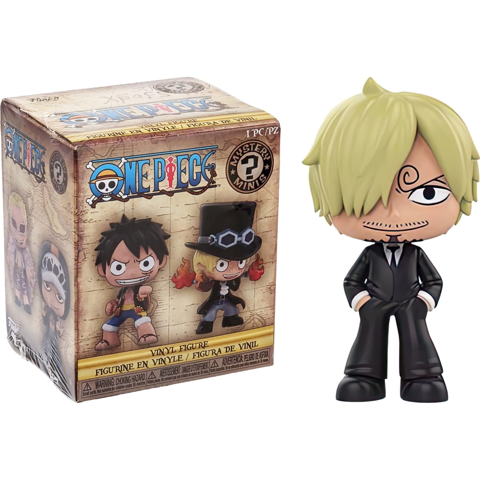 Sanji: Fun ko Mystery Minis Vinyl Figurine Bundle with 1 Compatible 'ToysDiva' Graphic Protector (30608 / E)