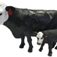 Little Buster Toys Black and White Faced Cow and Black Baldy Calf Pair - 1/16th Scale