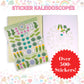 Mrs. Grossman's Sticker Kaleidoscopes Activity Book - Create Manadala Style Art with Sticker by Letter Format, Includes 8 Designs and Over 500
