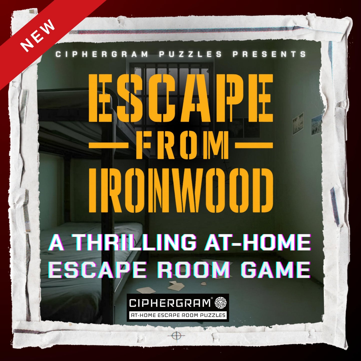 Escape from Ironwood: At-Home Escape Room Game | 3 Part Physical + Digital Mystery in an Envelope | Decode Clues, Examine Evidence, Crack the Final