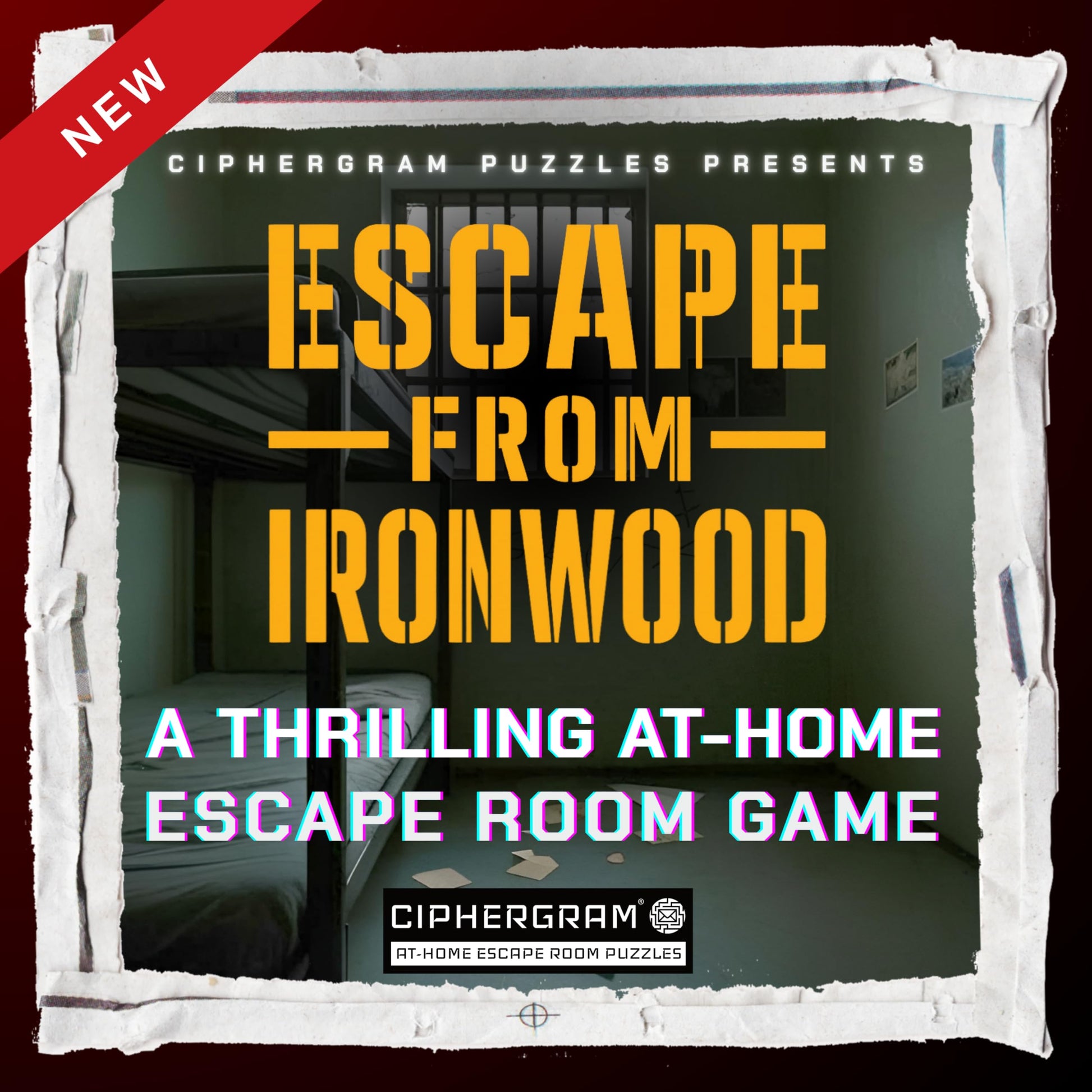 Escape from Ironwood: At-Home Escape Room Game | 3 Part Physical + Digital Mystery in an Envelope | Decode Clues, Examine Evidence, Crack the Final