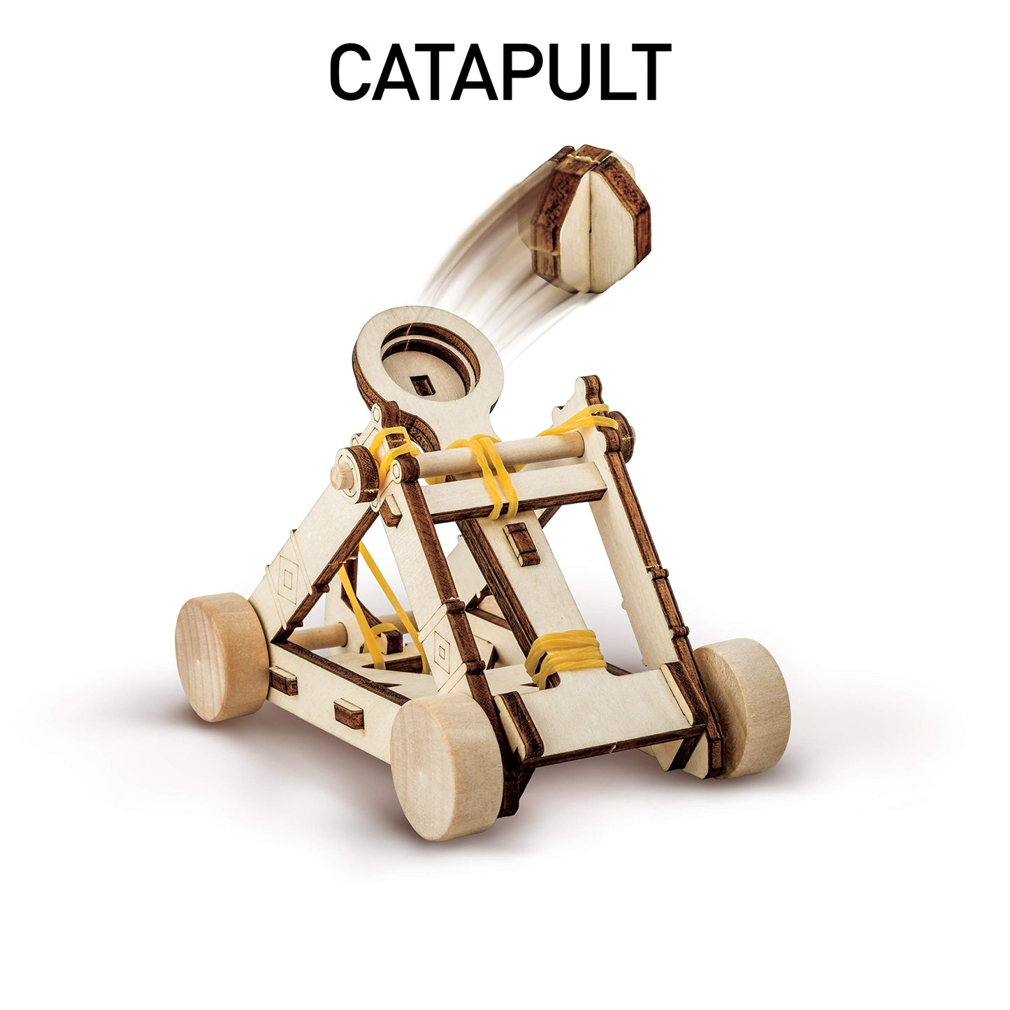 National Geographic Da Vinci Catapult Wood Building STEM Kit for Kids