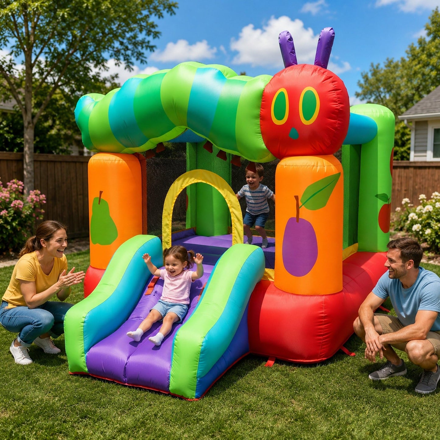 Pogo Bounce House Official The Very Hungry Caterpillar™ Inflatable Jumper
