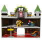 Super Mario Nintendo Deluxe Bowser's Castle Playset with 2.5" Exclusive Articulated Bowser Action Figure, Interactive Play Set with Authentic in-Game