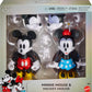 Mattel Disney 100 Collectible Action Figures Mickey and Minnie Mouse, Posable Characters, Swappable Head & Hands, Soft Good Elements