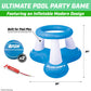 GoSports Splash Hoop Air, Inflatable Pool Basketball Game - Includes Floating Hoop, 2 Water Basketballs and Ball Pump