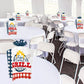 Big Dot of Happiness Fire Up the Grill - Table Decorations - Summer BBQ Picnic Party Fold and Flare Centerpieces - 10 Count