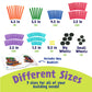 POPULAR PLAYTHINGS Playstix, Building Sticks Kit for Kids, Construction Stem Building Toy Gift for Boys & Girls - 130 Piece