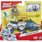 PlaySkool Heroes Power Rangers Silver Ranger & Wolf Zord 2 Pack