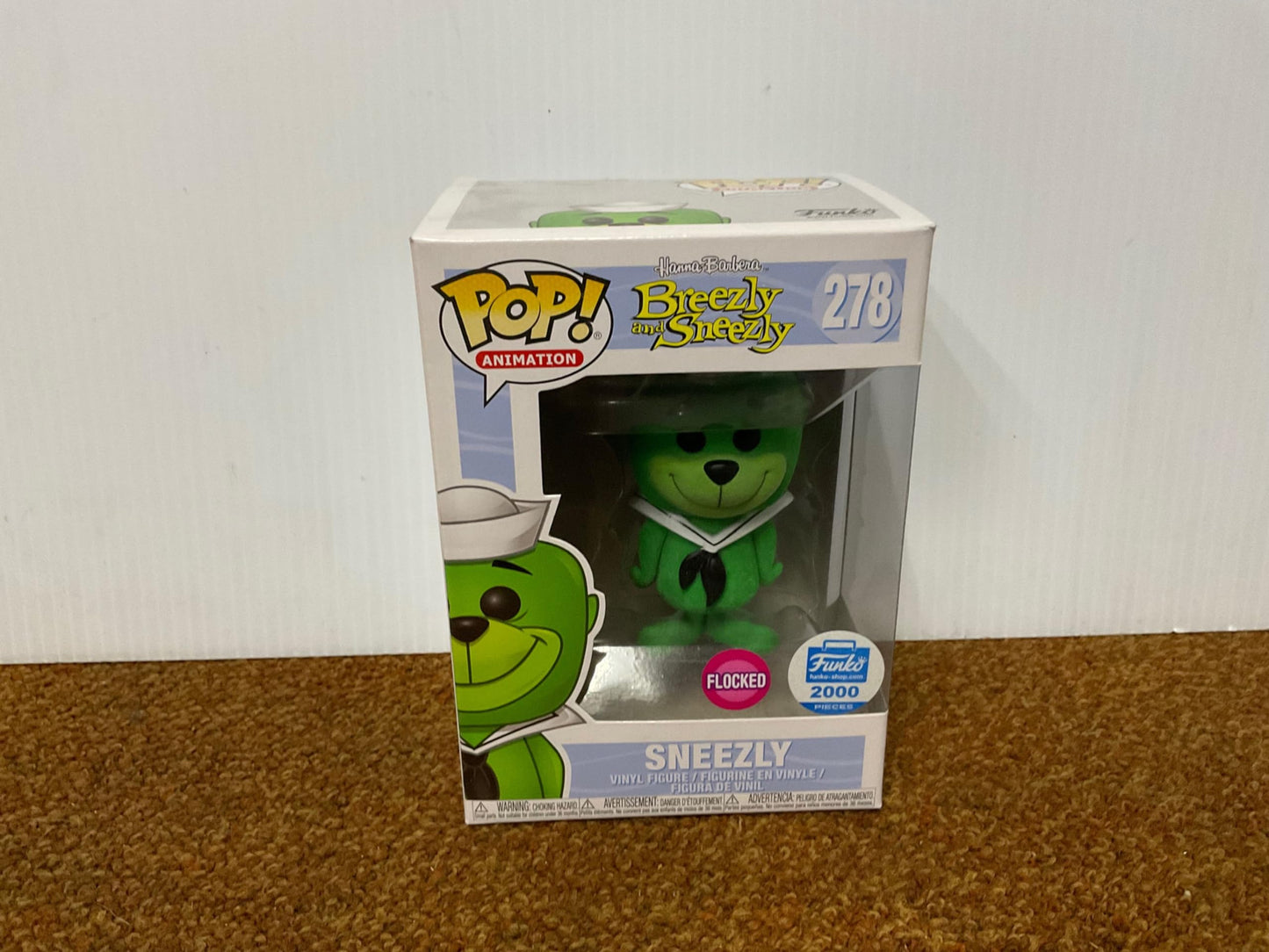 POP Animation: Flocked Sneezly