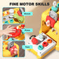iPlay, iLearn Toddler Busy Bus Toy, Kids Take Apart School Bus W/Tools, Steering Wheel & Gears, Push Go Assemble Truck, STEM Learning Fine Motor