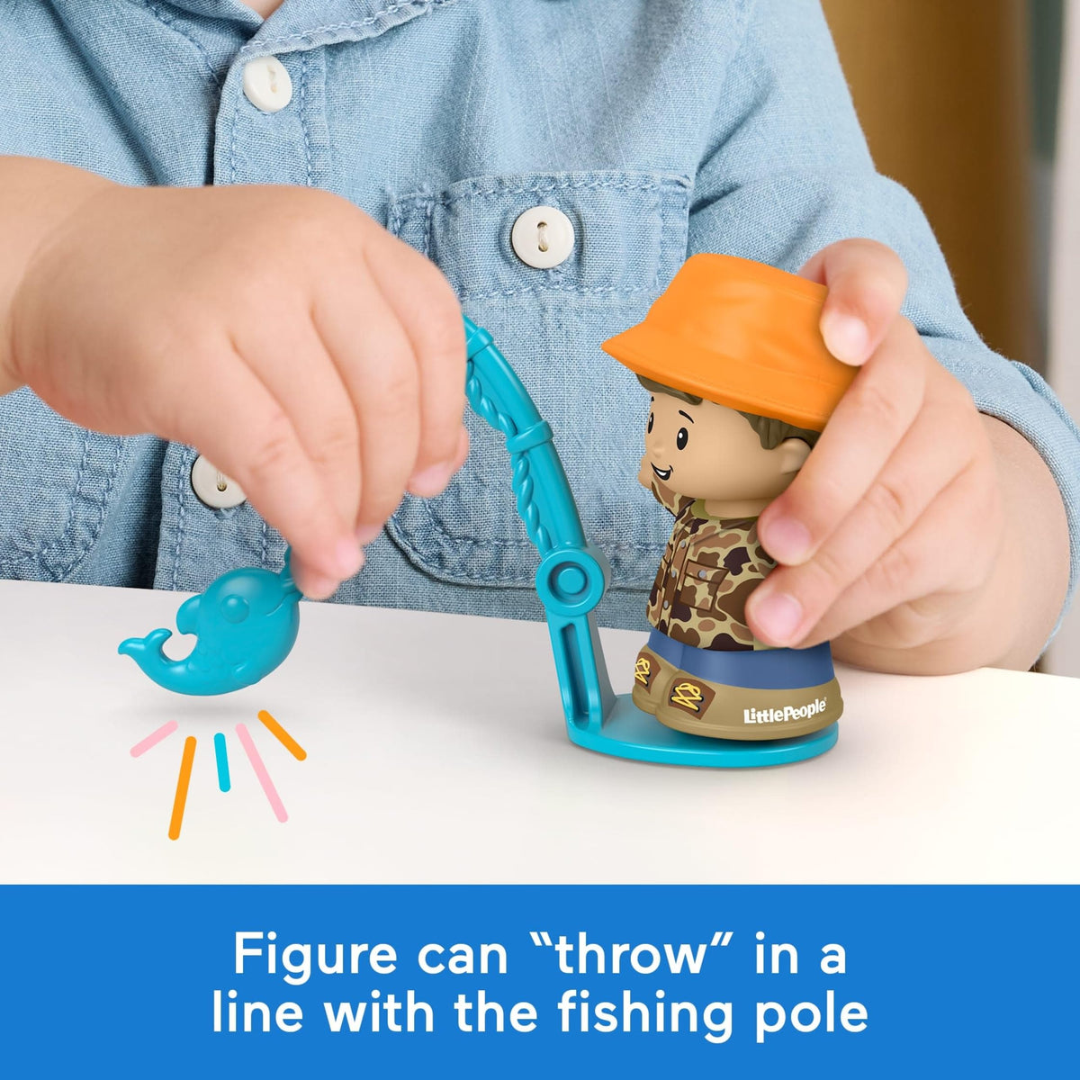 Fisher-Price Little People Fishing Trip Figure & Vehicle Set
