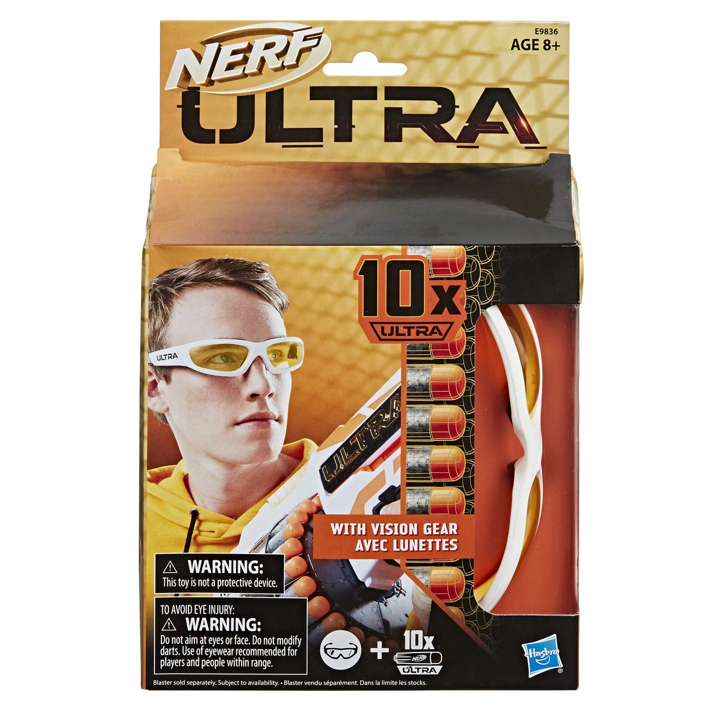 Nerf Ultra Vision Gear and 10 Darts - Ultimate Dart Blasting - Compatible Ultra Blasters