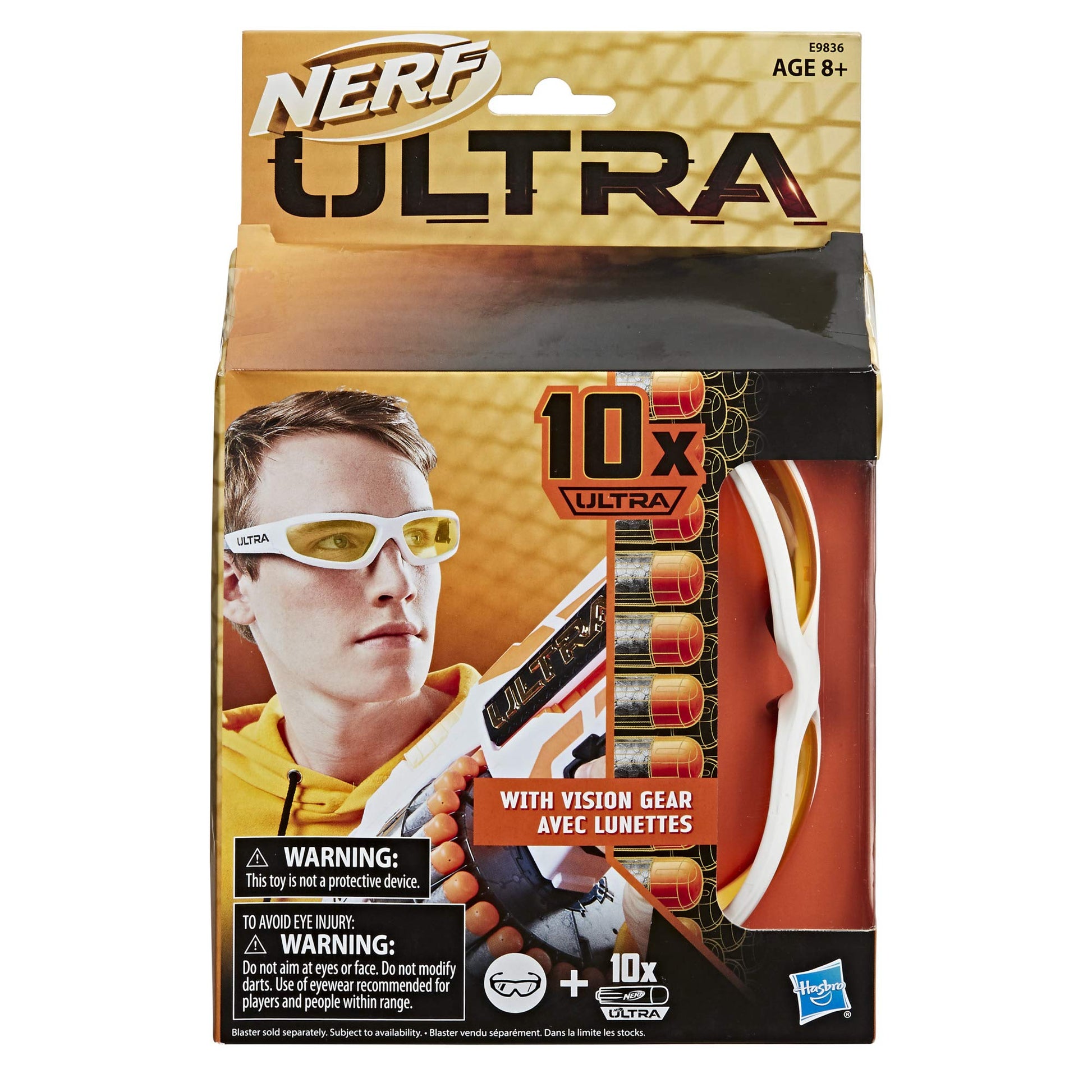 Nerf Ultra Vision Gear and 10 Darts - Ultimate Dart Blasting - Compatible Ultra Blasters