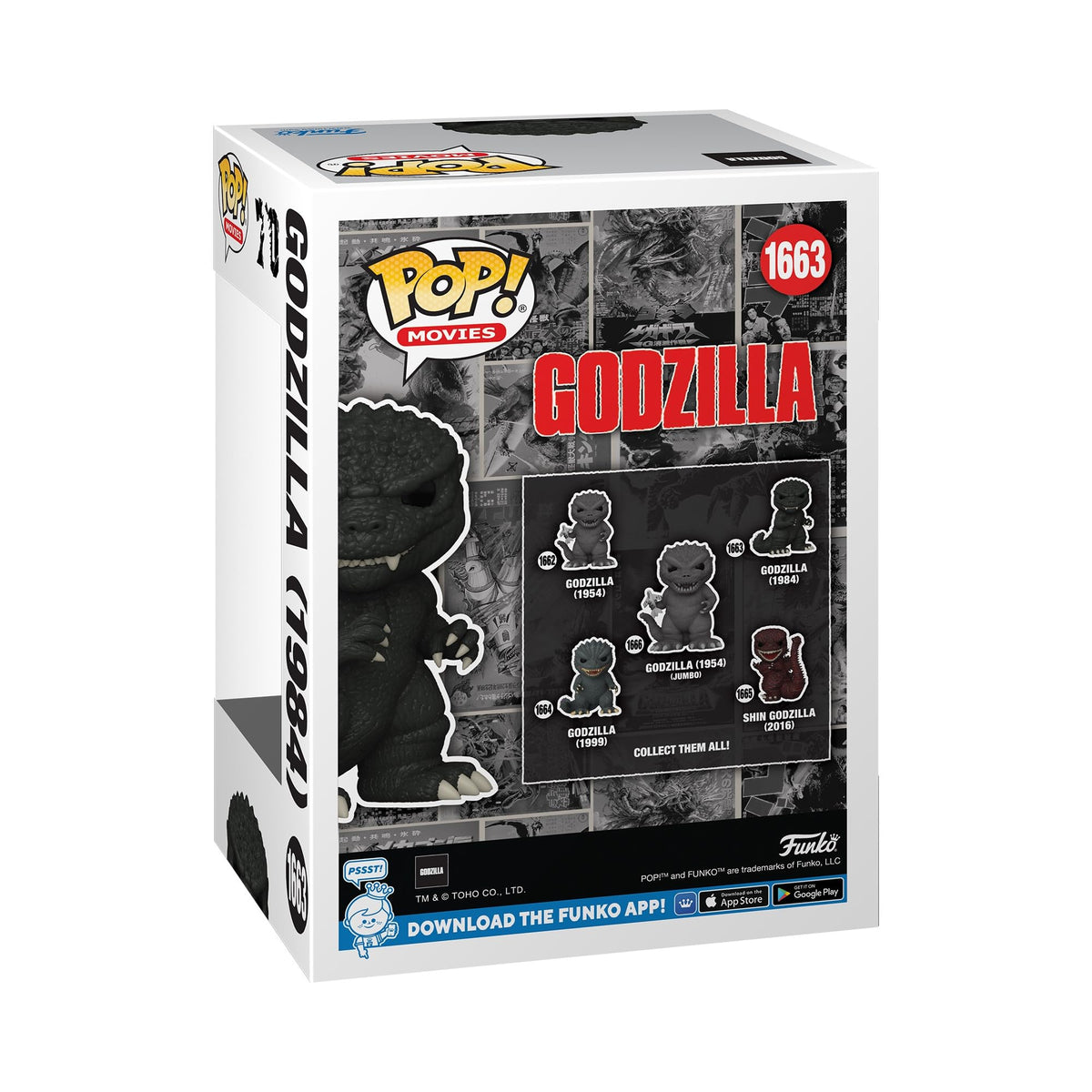 Funko POP! Movies: Godzilla 70th - Godzilla 1984 (1 in 6 Chase Chance)