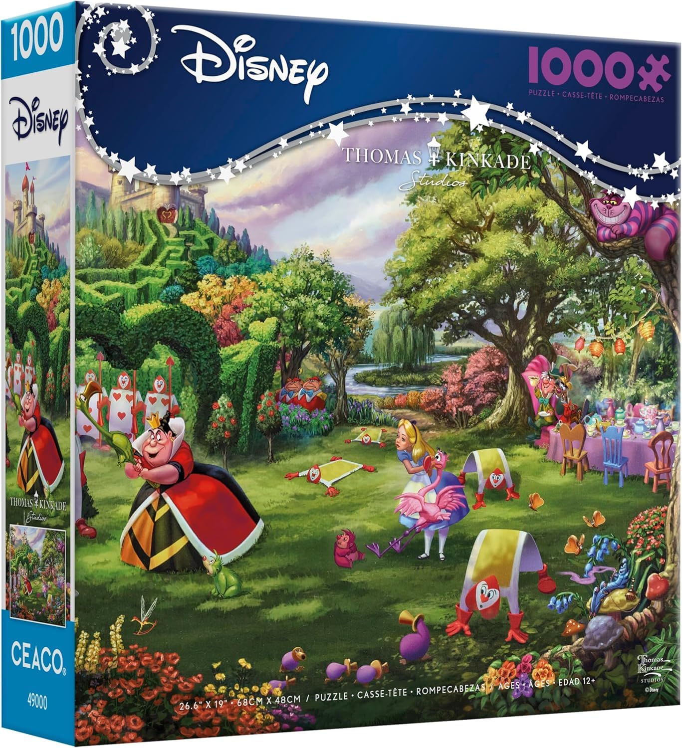 Ceaco - Thomas Kinkade Disney - Queen of Hearts - 1000 Piece Jigsaw Puzzle