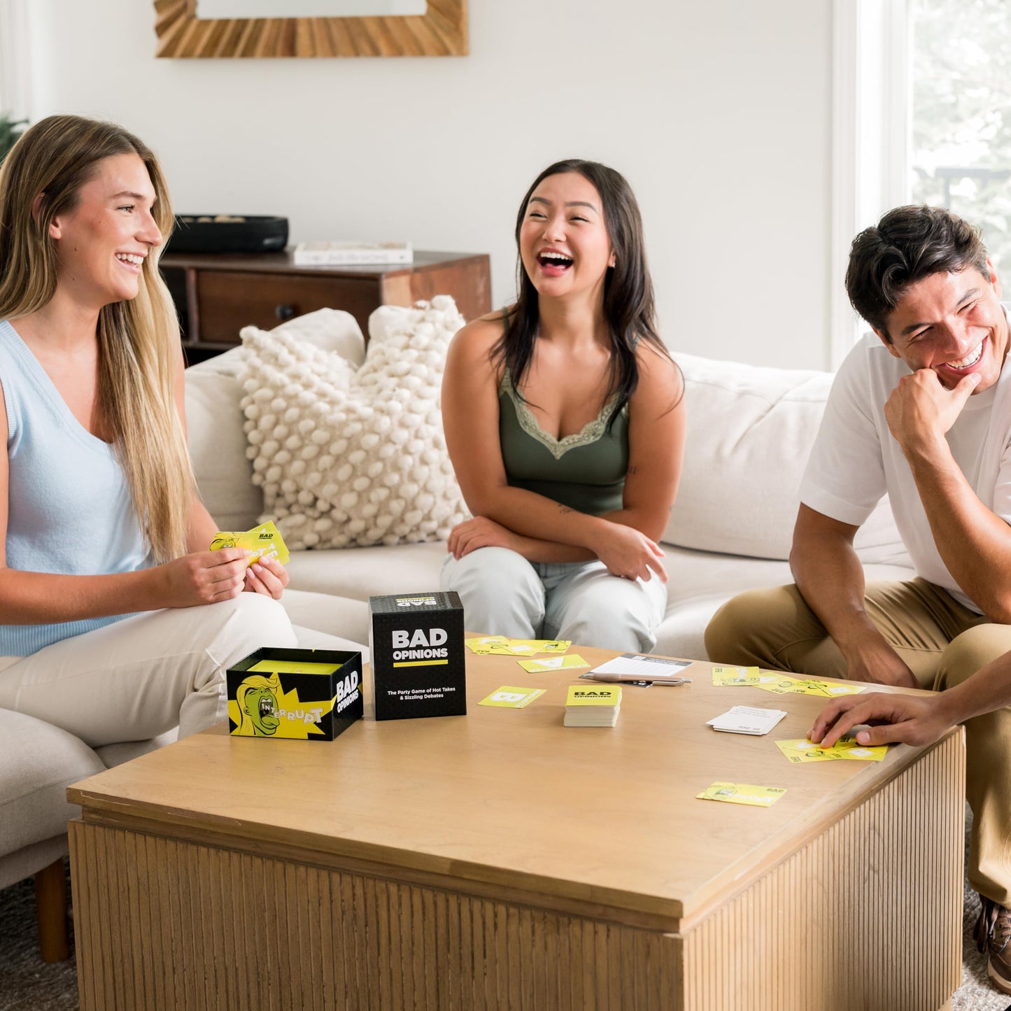 BAD OPINIONS Party Game + After Dark Expansion Set - Adult Card Game of Hot Takes & Sizzling Debates for White Elephant Parties, Stocking Stuffers