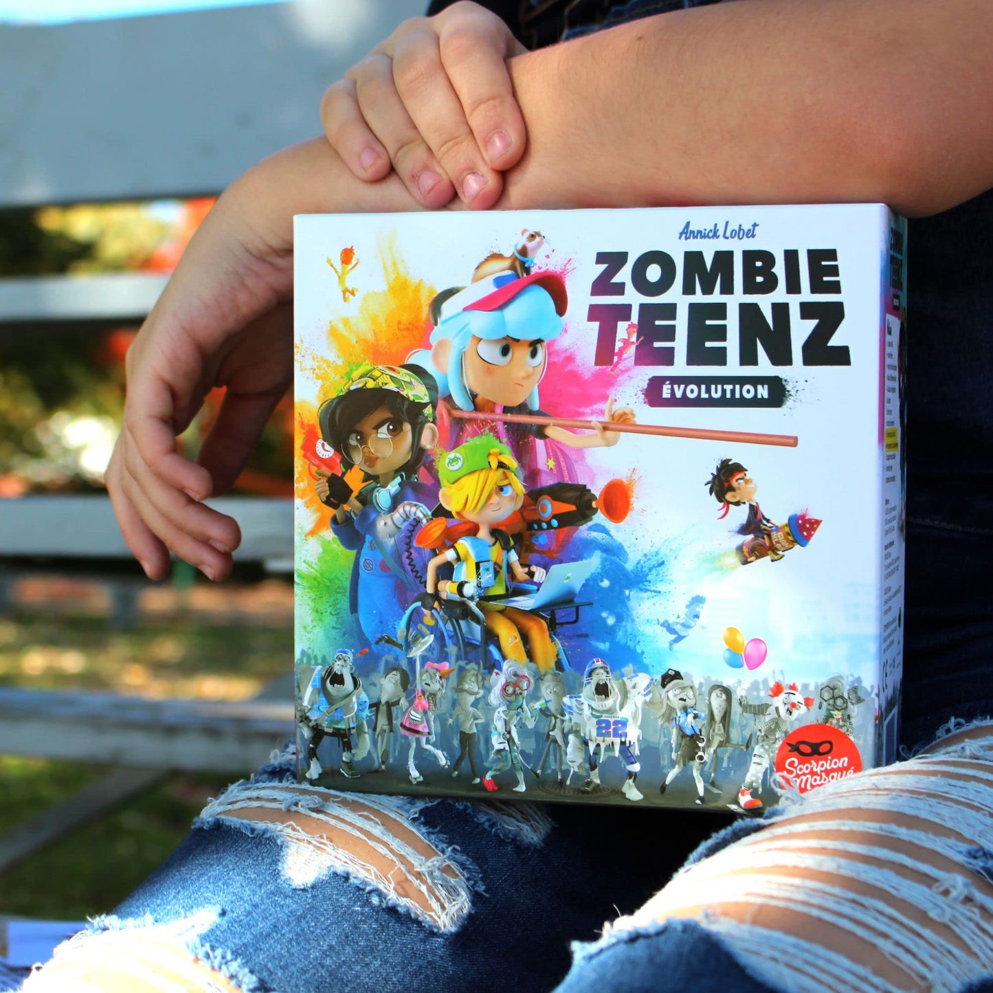 Scorpion Masqué Zombie Teenz Evolution | Sequel to the #1 Kids Game on BoardGameGeek | Cooperative Game for Kids and Families | Ages 8+ | 2 to 4